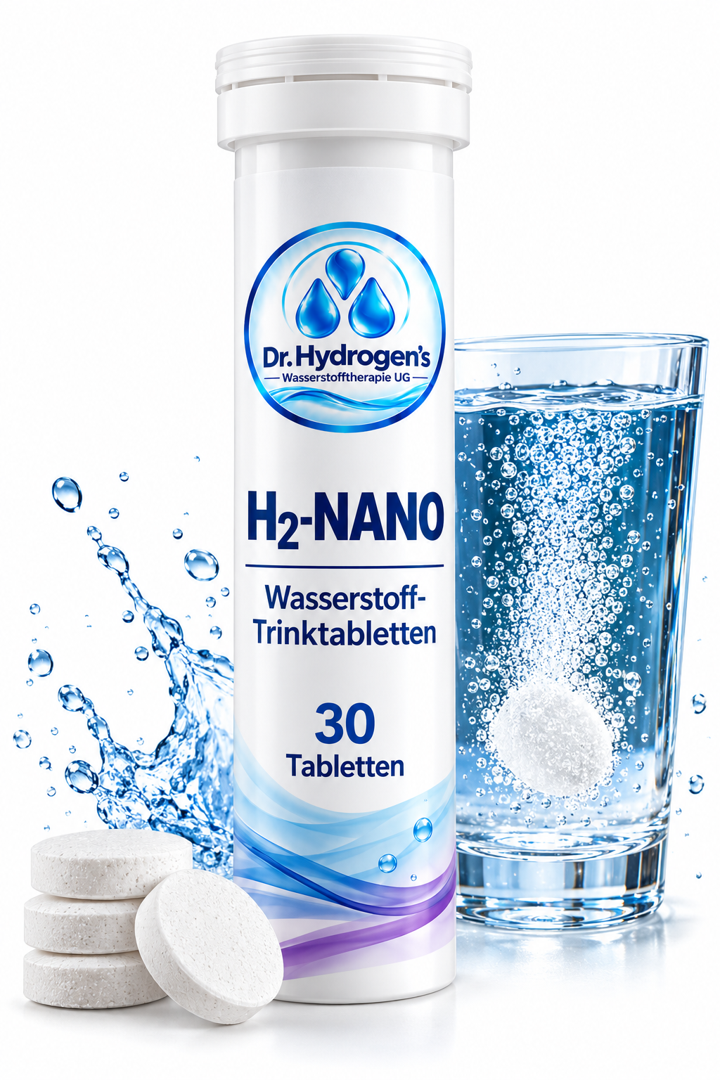 H₂ Nano Tabletten – Hochaktive Wasserstofffreisetzung