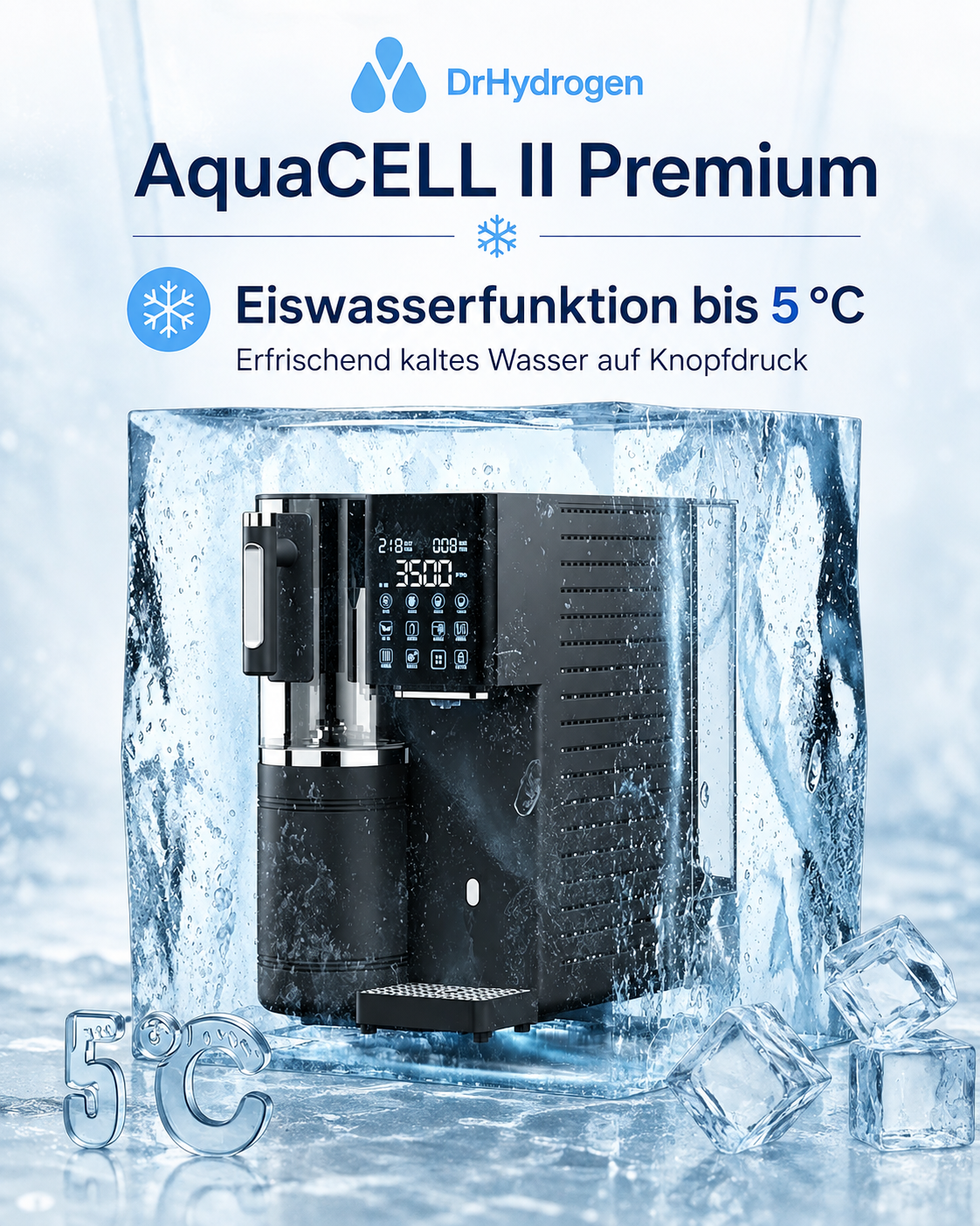 AquaCELL  Premium  II - H2Wasser- Filter-  und Veredlungssystem