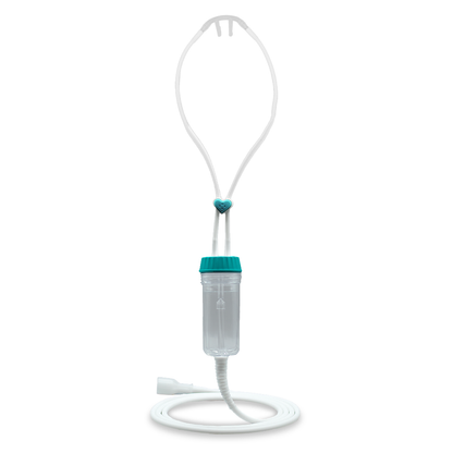 Silikon Inhalationsschlauch mit Tropfenfänger komplett | Asclepius AMS H03