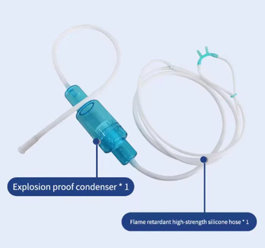 Silikon Nasenbrille mit Tropfenfänger für HHO Inhalationsgeräte
