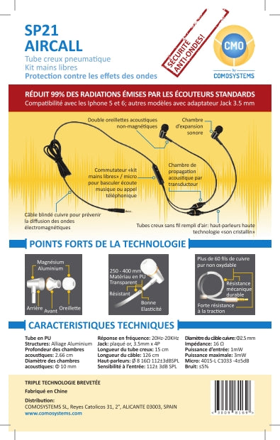 SP21 AIRCALL Head-Set / Ohrhörer