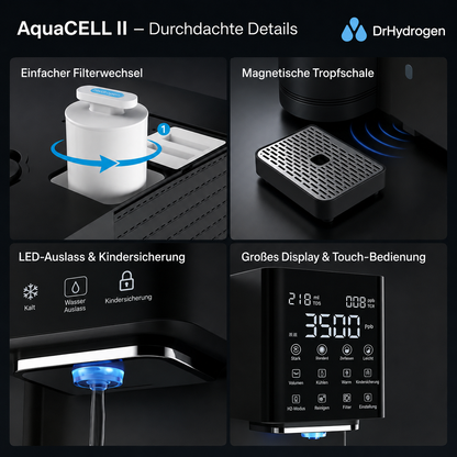 AquaCELL  Premium  II - H2Wasser- Filter-  und Veredlungssystem