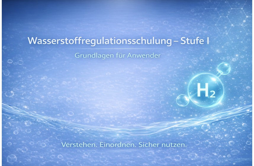 Ausbildung Wasserstoff Schulung Stufe 1